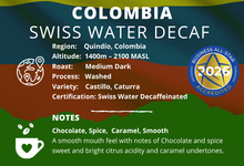 Load image into Gallery viewer, Swiss Water Decaf