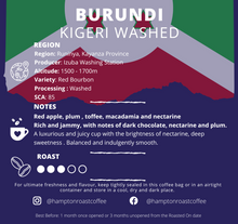 Load image into Gallery viewer, Burundi Kigeri Washed
