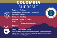 Load image into Gallery viewer, Colombia Supremo Washed
