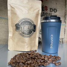 Load image into Gallery viewer, Vacuum travel mug (Blue) and 250g Coffee Gift Set
